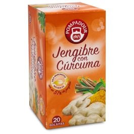 Pompadour Ginger with turmeric infusion 20 bags box