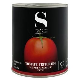 Crushed tomatoes without skin and seeds Conservas Serrano 780 g tin