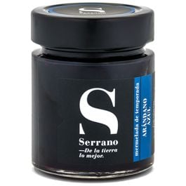 Homemade style blueberry jam Conservas Serrano 175 g jar