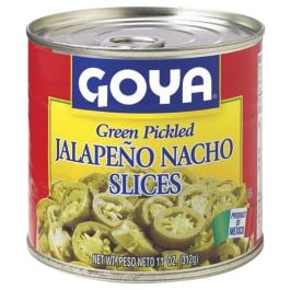 Jalapeño chili slices in pickled sauce Goya 310 g tin
