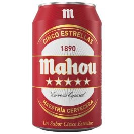 Beer Mahou 5 Stars 33 cl can