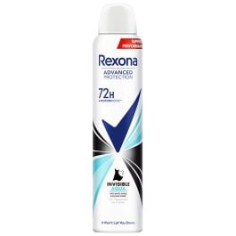Rexona Deodorant spray Advanced Protection Aqua 72h for women 200 ml