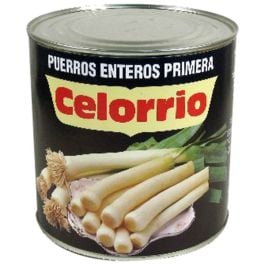 Whole leeks Celorrio first quality 1,59 kg tin