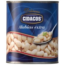 Cooked white beans Cidacos 1,6 kg tin