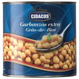 Cooked chickpeas Cidacos extra 1,65 kg tin