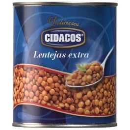 Cooked lentils Cidacos extra 1,6 kg tin