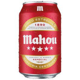 Mahou Beer 5 Stars 33 cl can