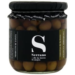 Arbequina olives Conservas Serrano 350 g jar