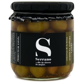 Homestyle seasoned olives Conservas Serrano 360 g jar