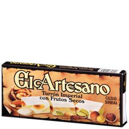 Imperial Nougat with nuts El Artesano supreme quality 200 g tablet