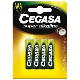Cegasa Super alkaline battery LR03 AAA 1,5V 4 units