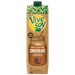 Chocolate flavor soy milk Vivesoy 1 l carton