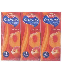 Peach nectar Juver Disfruta no added sugar brik 3x20 cl