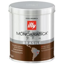 Ground coffee monoarabica Brasil Illy 125 g tin