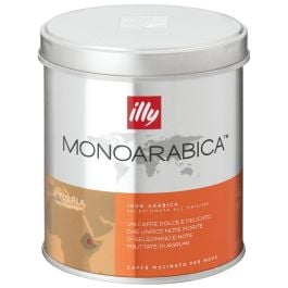 Ground coffee monoarabica Ethiopia Illy 125 g tin