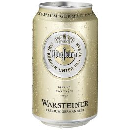 Warsteiner Pilsener beer 33 cl can