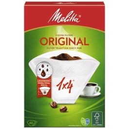 Coffee filters 1x4 Melitta 40 units box