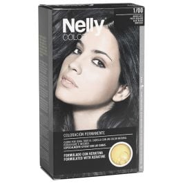 Hair dye Nelly color 1/00 Bluish black