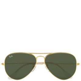 Ray-Ban Aviator Classic arista gold frame green lenses 62-14 sunglasses
