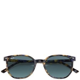 Ray-Ban Elliot tortoise frame blue lenses 52-19 sunglasses