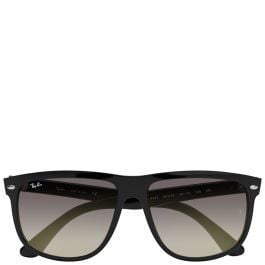 Ray-Ban Boyfriend black frame grey lenses 60-15 sunglasses