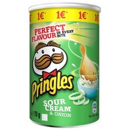 Chips Sour Cream & Onion flavour Pringles 70 g canister