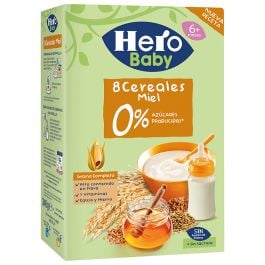 8 cereals porridge with honey Hero Baby 340 g box
