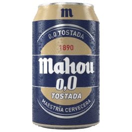 Alcohol-free beer Tostada 0,0 Mahou Sin 33 cl can