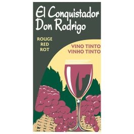 Red wine El Conquistador 1 l carton